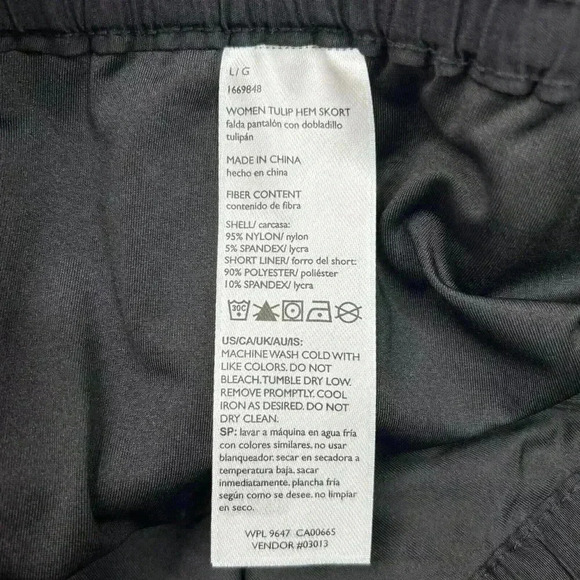 Eddie Bauer Skort Tulip Hem Black - Picture 8 of 11